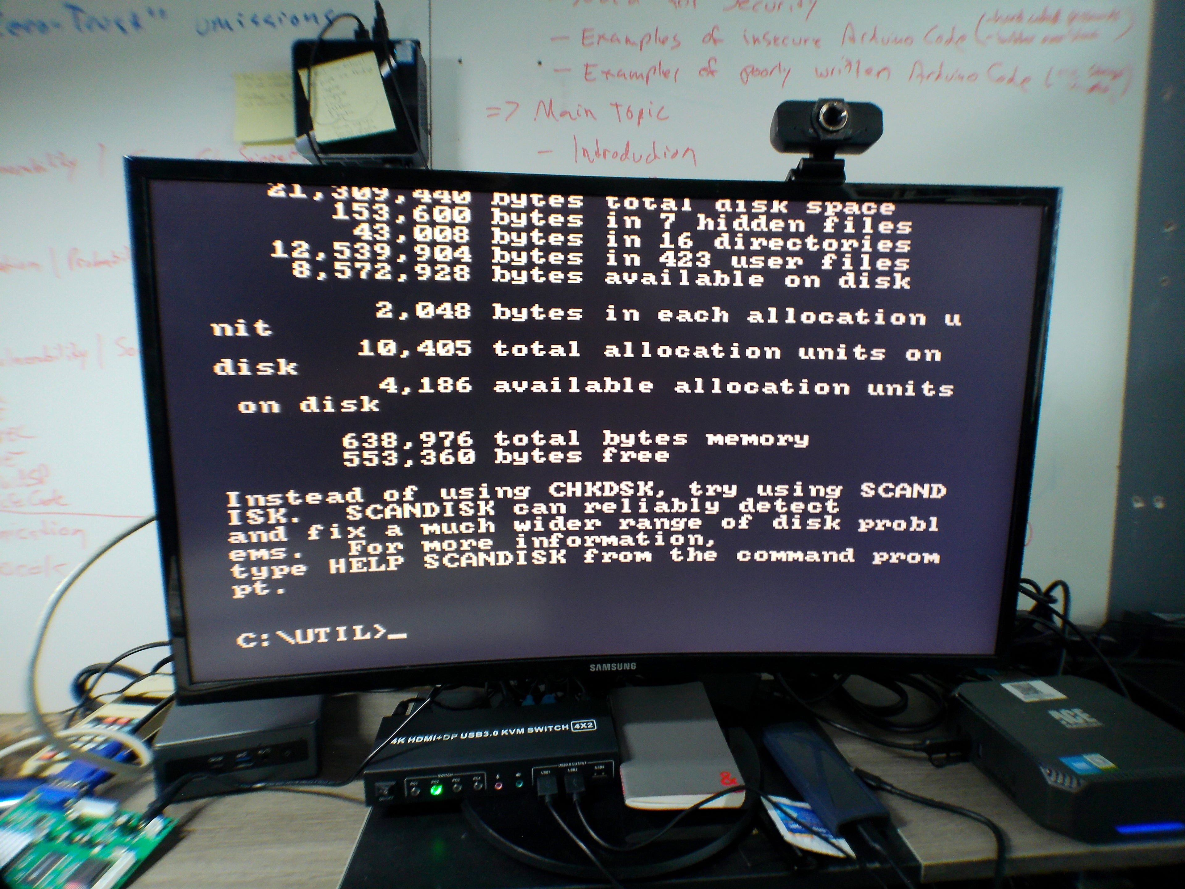 Tandy 1000 SX Computer – Fully Working, DOS, 20MB Hard Drive, Keyboard Included