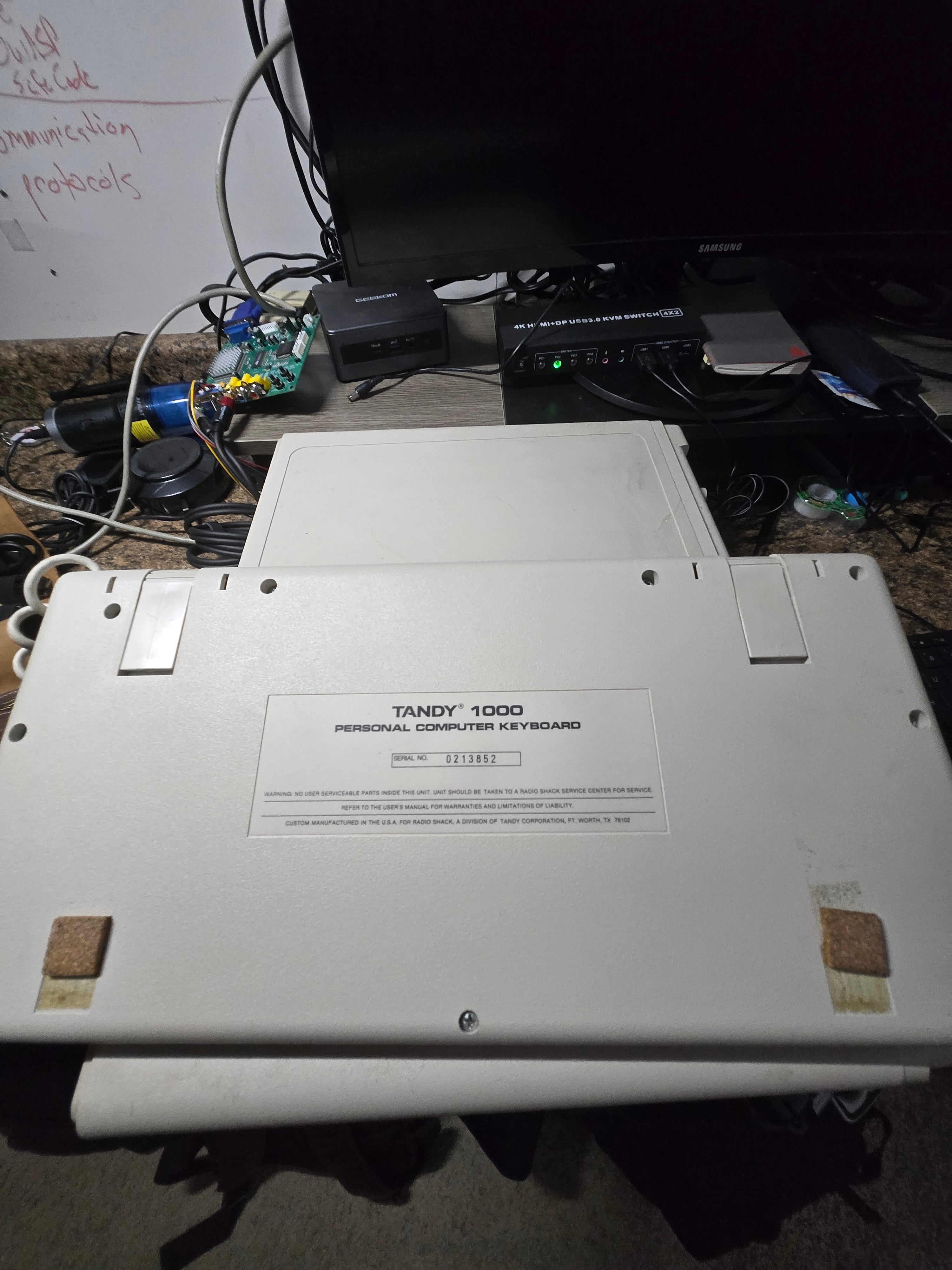 Tandy 1000 SX Computer – Fully Working, DOS, 20MB Hard Drive, Keyboard Included
