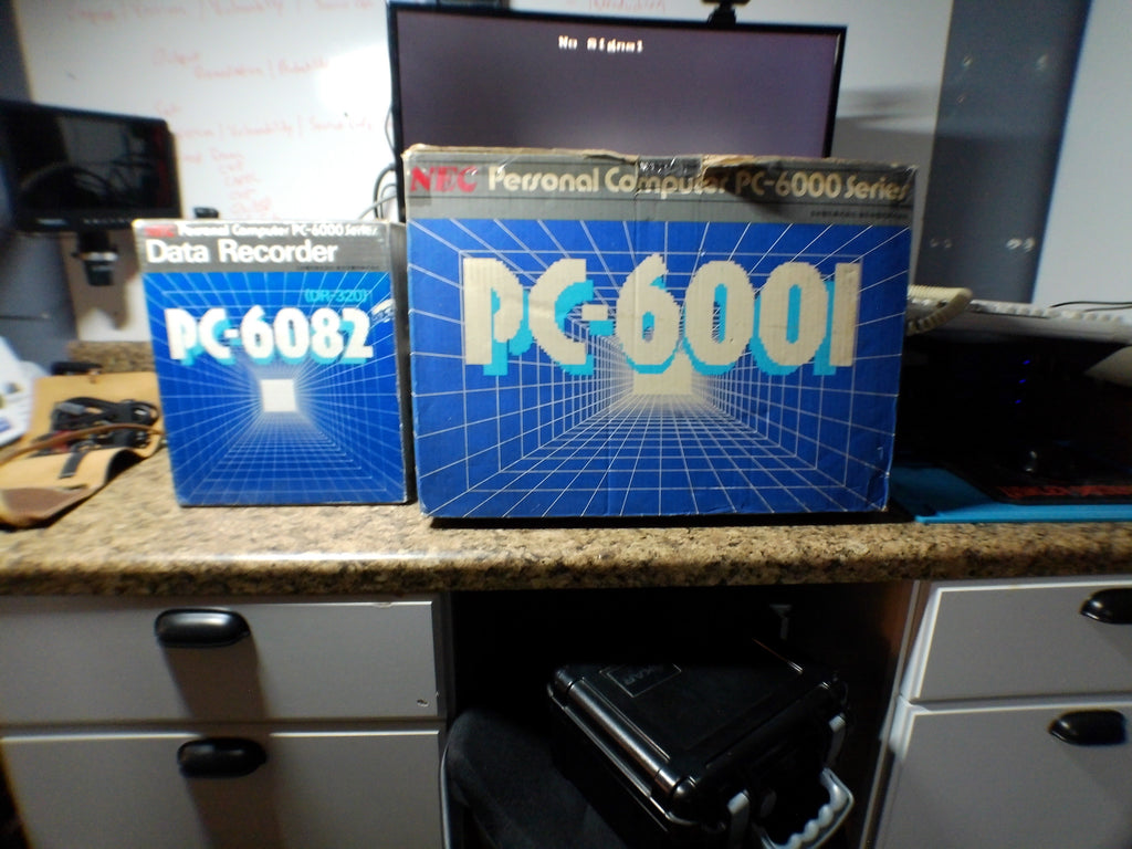 NEC PC-6001 Home Computer + PC-6082 Data Recorder – Complete in Box, Tested, Working