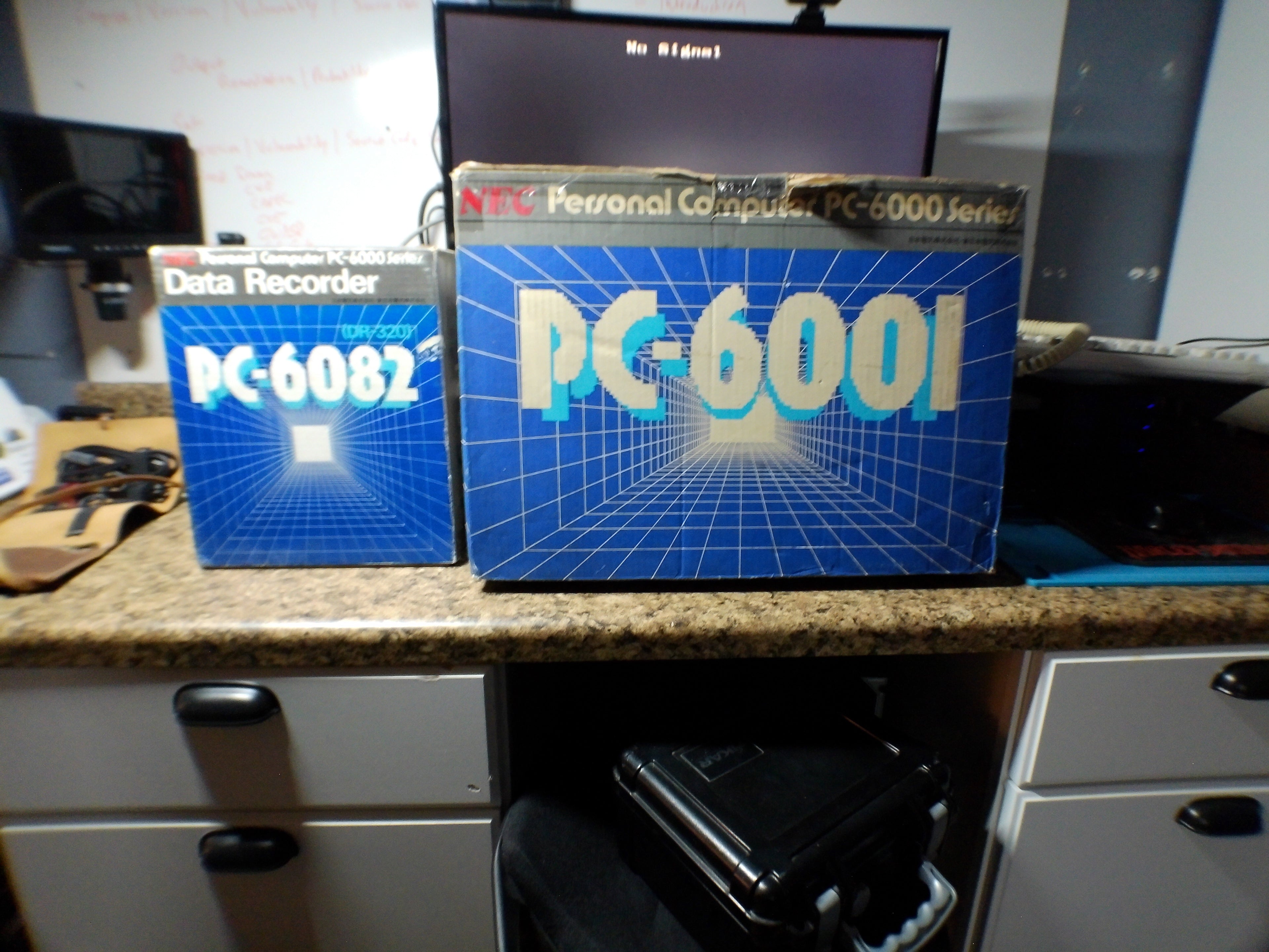 NEC PC-6001 Home Computer + PC-6082 Data Recorder – Complete in Box, Tested, Working