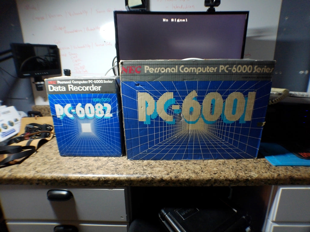 NEC PC-6001 Home Computer + PC-6082 Data Recorder – Complete in Box, Tested, Working