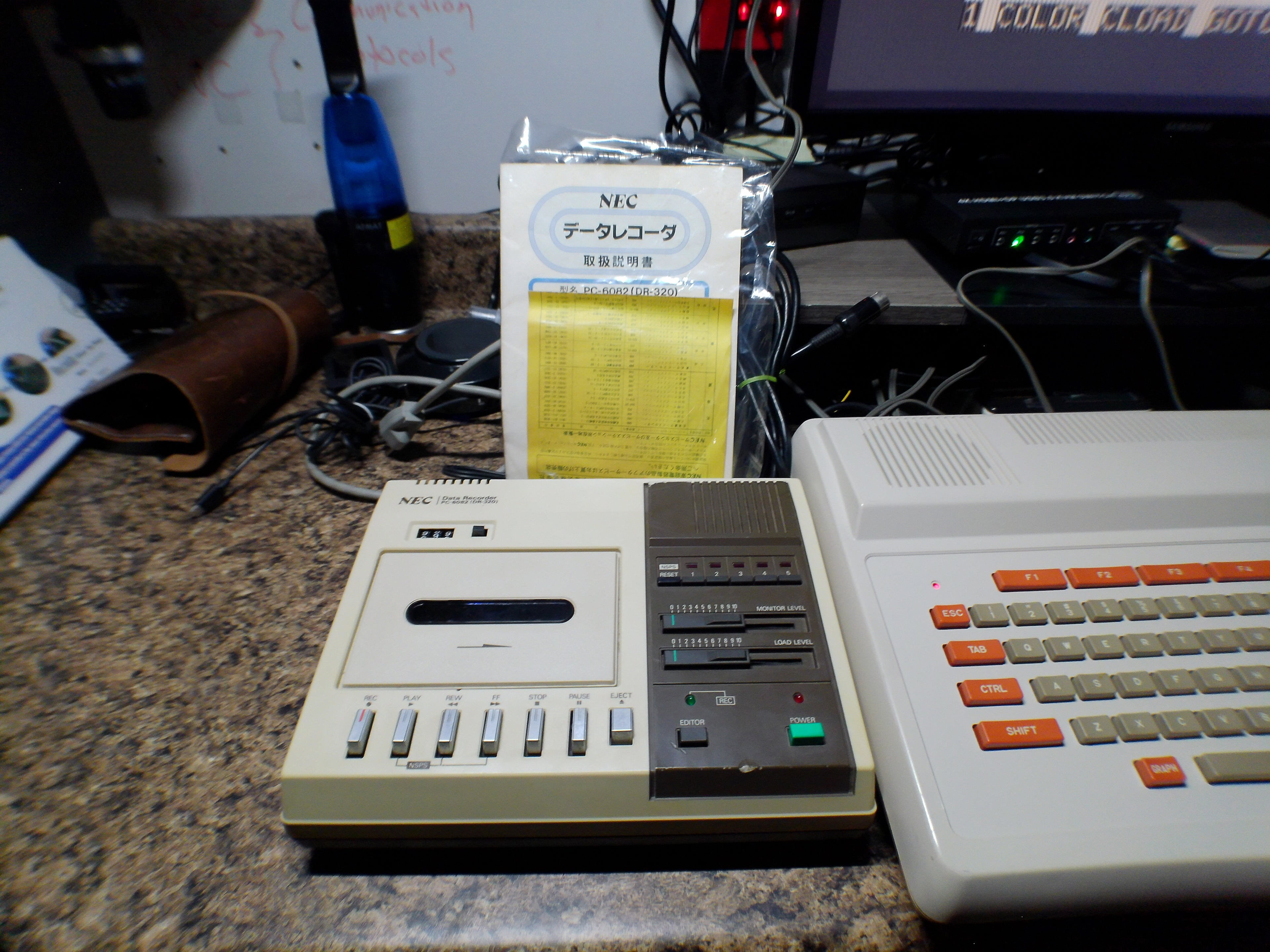 NEC PC-6001 Home Computer + PC-6082 Data Recorder – Complete in Box, Tested, Working