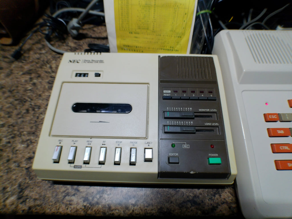 NEC PC-6001 Home Computer + PC-6082 Data Recorder – Complete in Box, Tested, Working