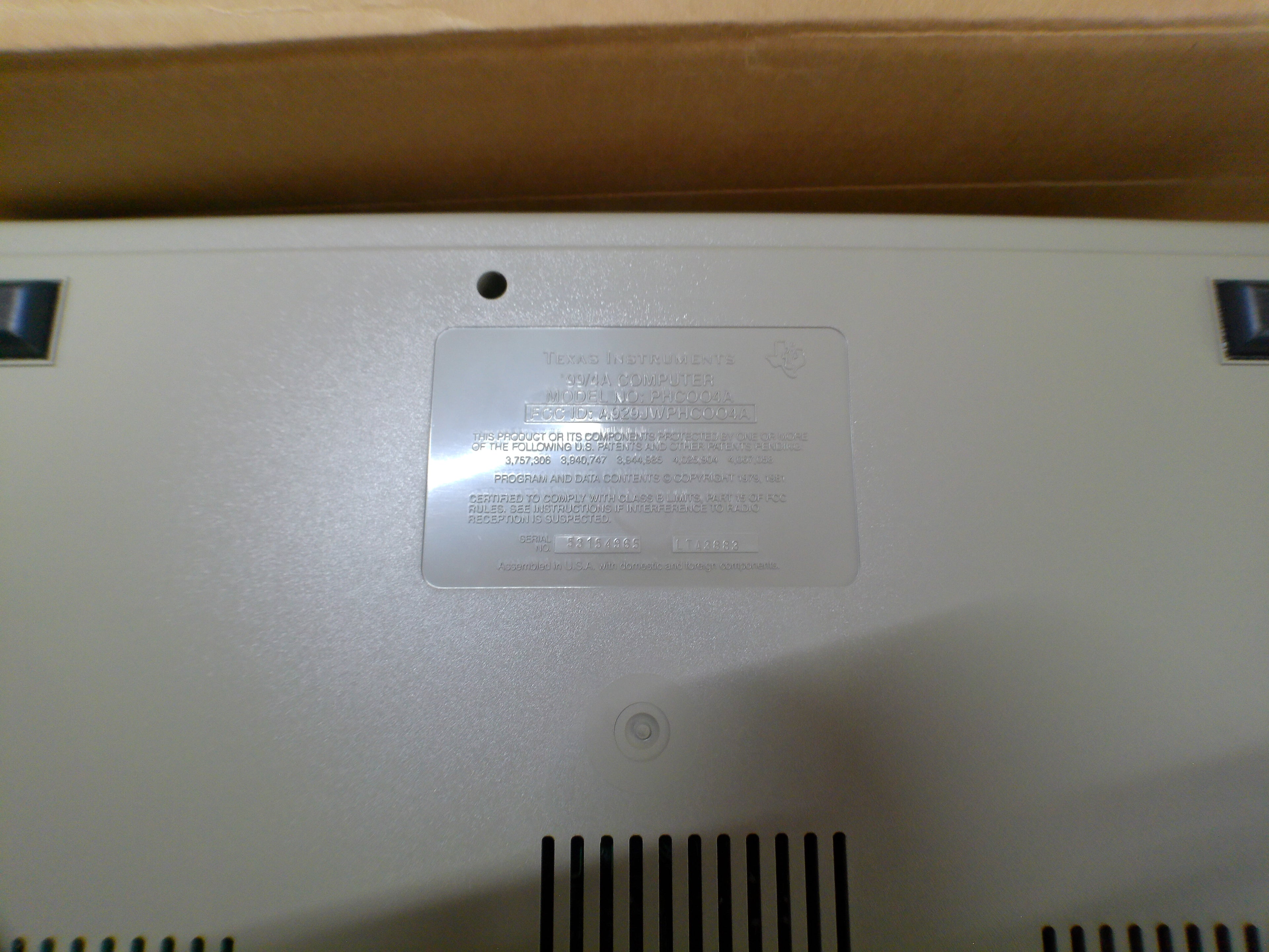 Texas Instruments TI-99/4A Complete Bundle — Boxed Console & Program Recorder, Speech Synthesizer, Sealed Software — Untested (As-Is)