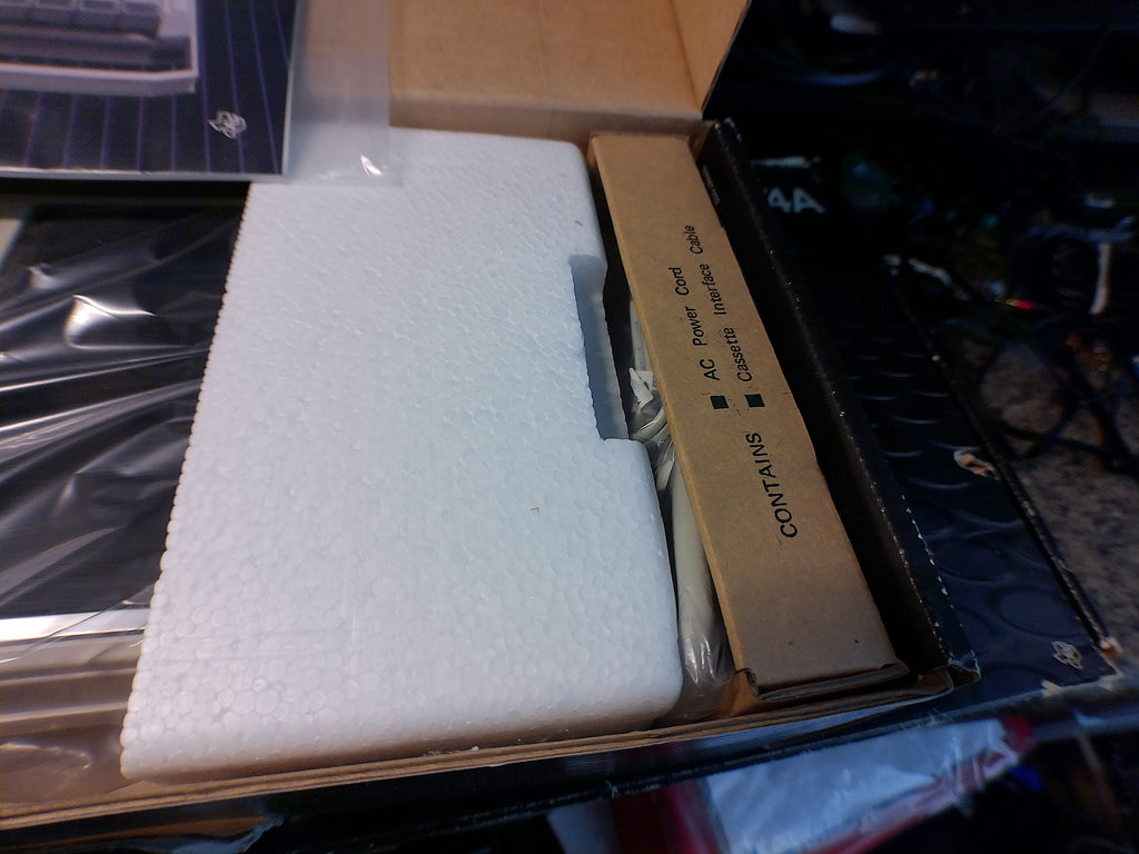 Texas Instruments TI-99/4A Complete Bundle — Boxed Console & Program Recorder, Speech Synthesizer, Sealed Software — Untested (As-Is)