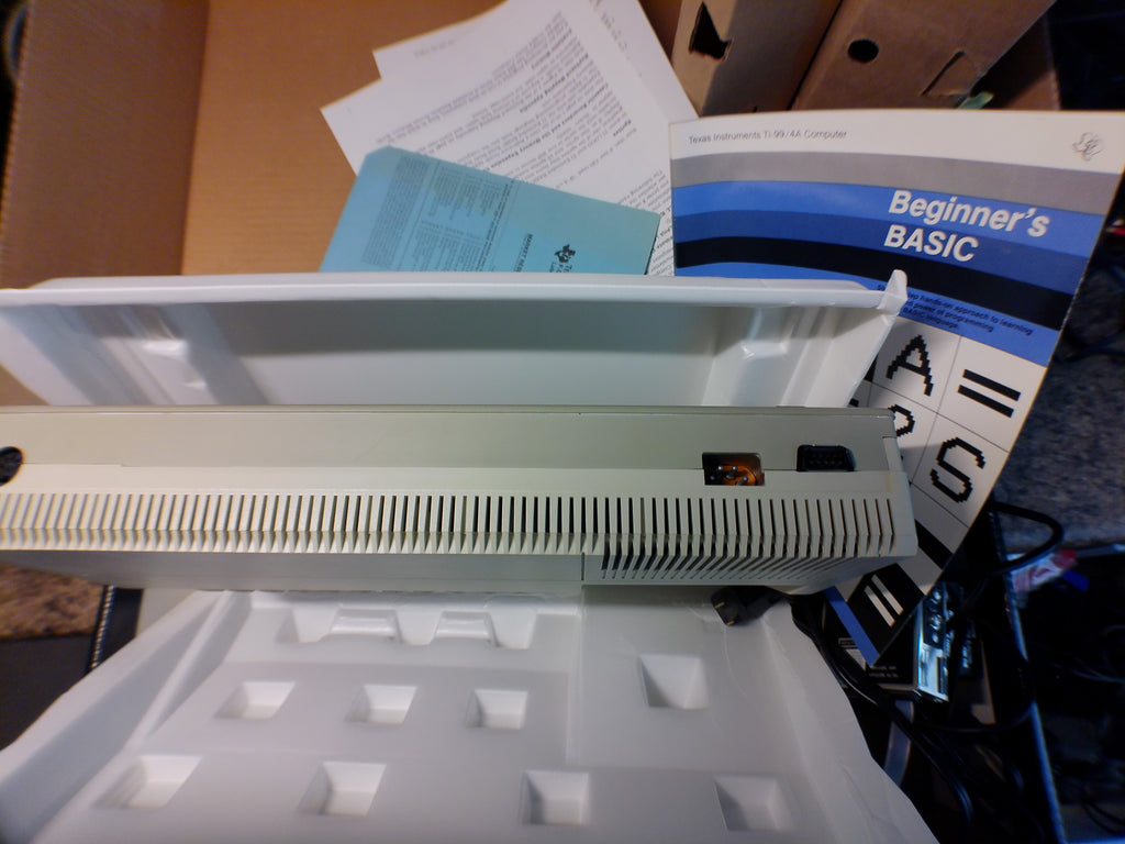 Texas Instruments TI-99/4A Home Computer — Complete in Original Box, Untested (As-Is)