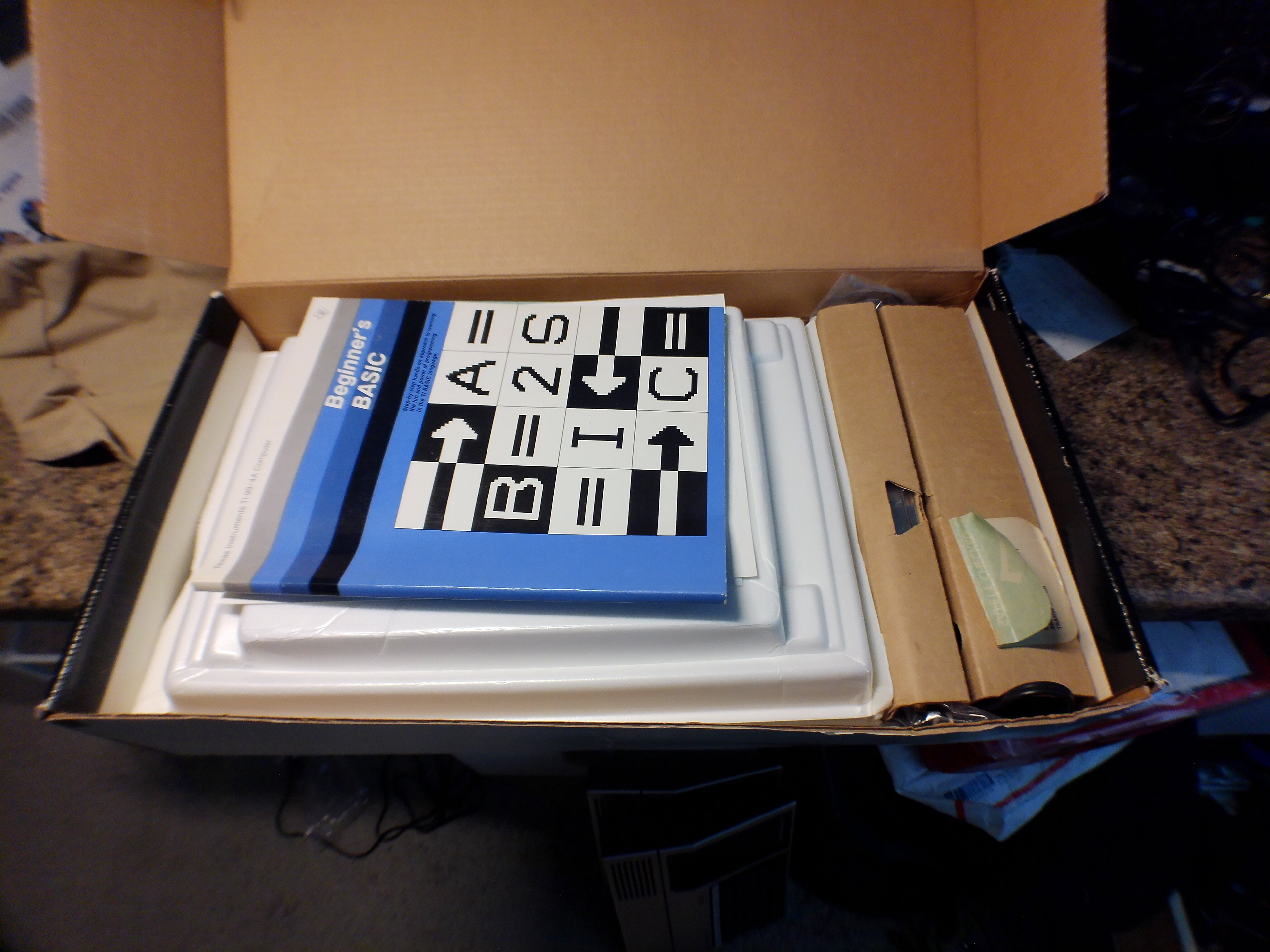 Texas Instruments TI-99/4A Home Computer — Complete in Original Box, Untested (As-Is)