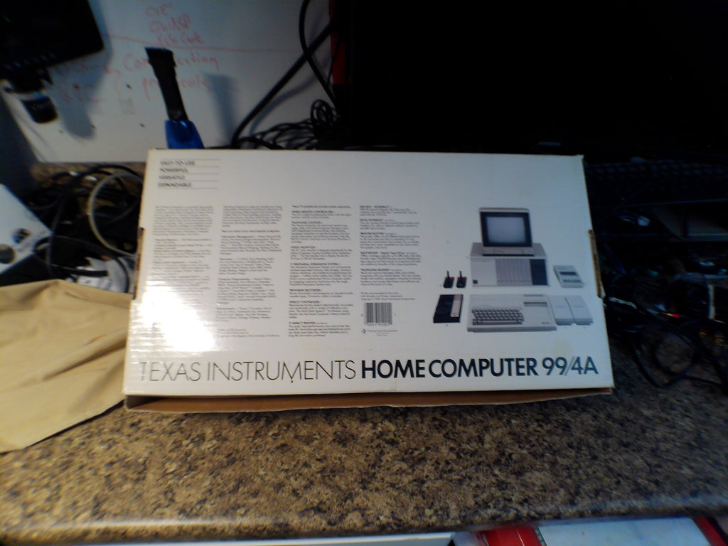 Texas Instruments TI-99/4A Home Computer — Complete in Original Box, Untested (As-Is)