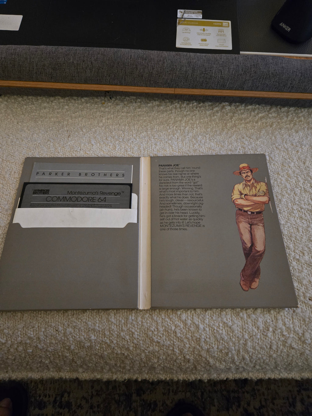 Montezuma's Revenge featuring Panama Joe (Parker Brothers) — Commodore 64 Disk, Untested