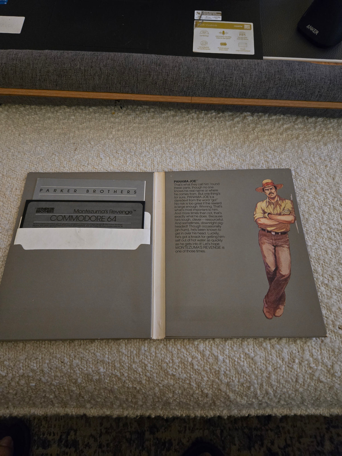 Montezuma's Revenge featuring Panama Joe (Parker Brothers) — Commodore 64 Disk, Untested