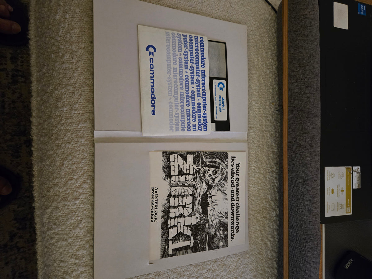Zork I: The Great Underground Empire (Infocom) — Commodore 64 Disk, Excellent Box, Untested