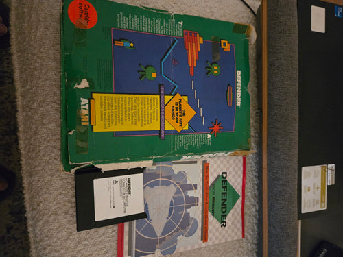Defender (Atarisoft) — Commodore 64 Cartridge, Box Damaged, Untested