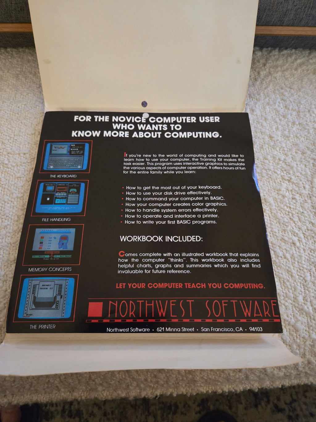 Training Kit (Northwest Software / Kastel Technology) — Commodore 64, Untested